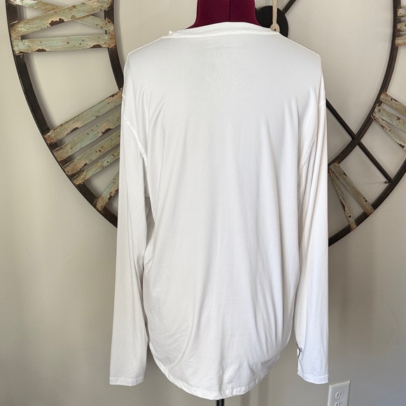 Hang Ten Classic White Long Sleeve Tee - Picture 3 of 5